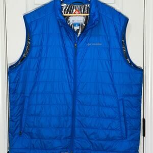 Columbia Omni-Heat Blue Light Puffer Vest, Men's Size XXL / 2XL
